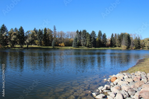 Blue Water Of The Lake, William Hawrelak Park, Edmonton, Alberta
