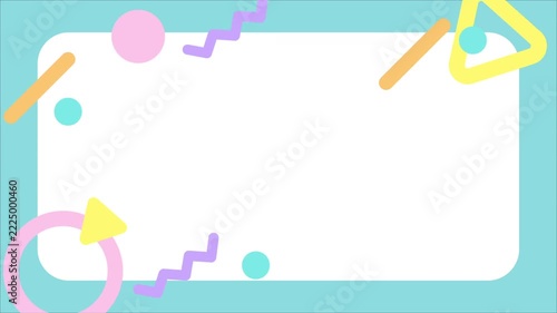 ポップで可愛い背景動画
