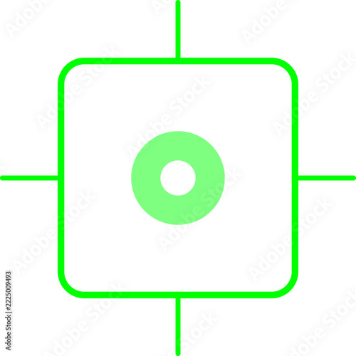 Professional neon spark circuit board microchip icon for innovative software engineering and hardware development company
