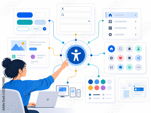 Inclusive Design System with Accessible User Interface Components