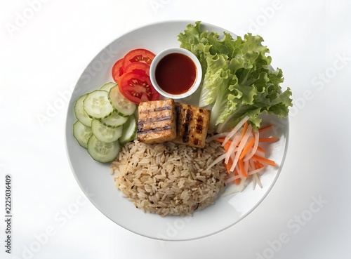 Vietnamese Vegetarian Broken Rice
