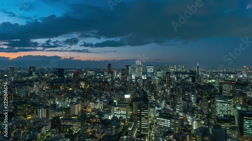 東京風景　タイムラプス