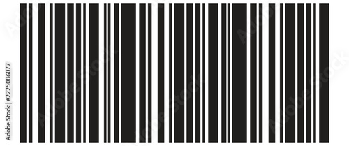 Black Barcode Pattern for Product Identification, Retail Scanning, Inventory Management and Modern Commerce Design