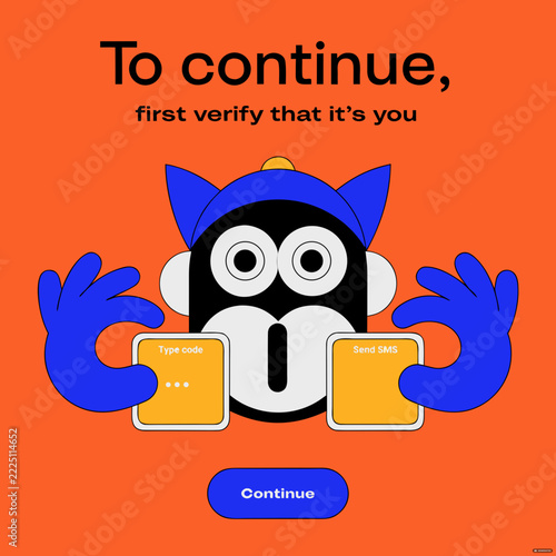 To continue, first verify that it's you
