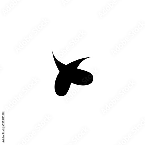 x t letter vector logo design