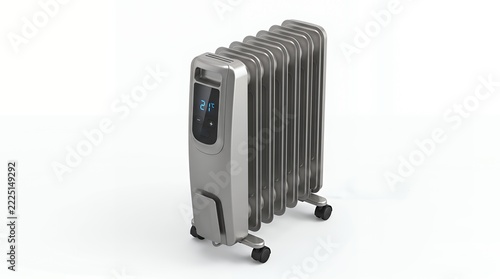 White Oil-Filled Electric Radiator Heater