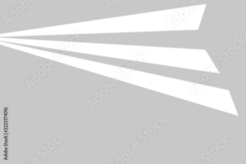 White arrows pointing forward on light gray background