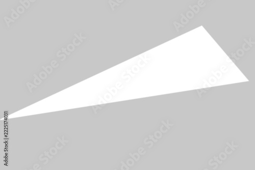Minimalist geometric triangle shape design on gradient background