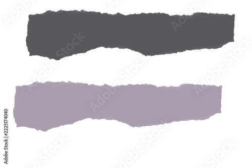 Textured gray and purple fabric swatches for material design samples