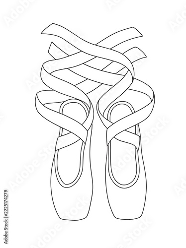pointe shoes sketch 