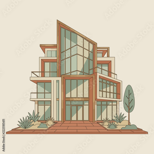Modern Architectural House Design, Contemporary Residence