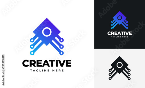 Rocket shoot technology idea logo designs template, Bold rocket camera logo designs 