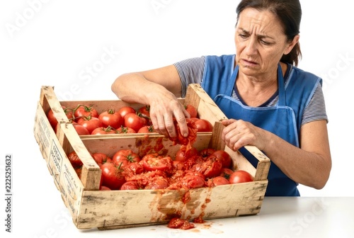 man with basket of vegetables