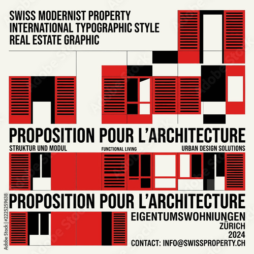 Swiss Modernist Architecture Graphic Design