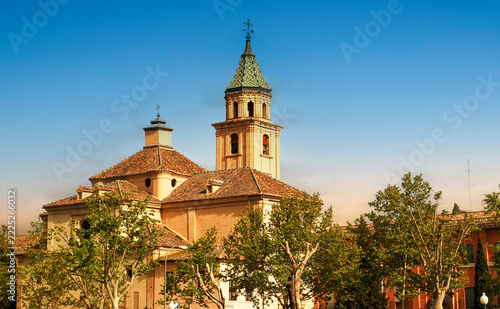the ancient church of the Monastery of Nuestra Señora de los Basilios,located in Granada, Andalusia.
