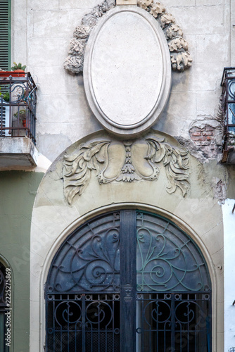 detail of a church door