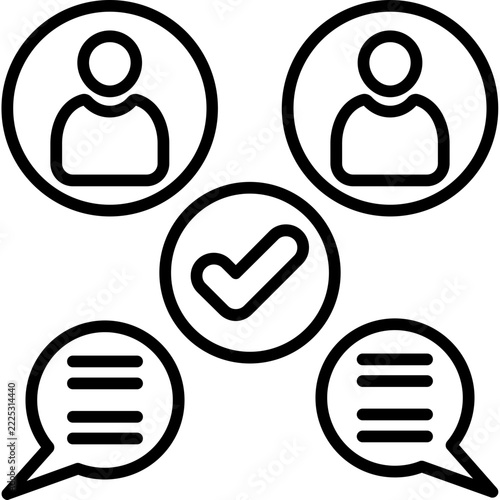 Fotografie Effective Communication Icon