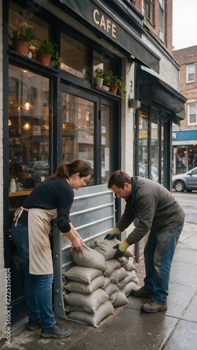 Preparing Cafe for Flood Protection