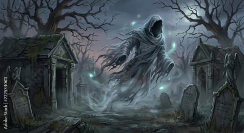 spooky halloween night