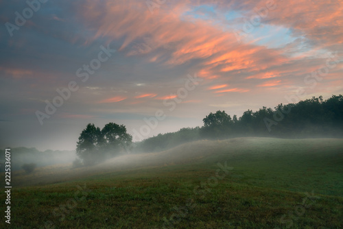 One foggy autumn morning