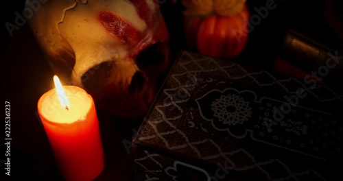 Halloween Literature Scene