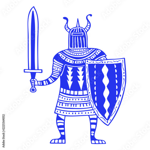 Medieval Knight With Sword