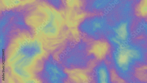 Abstract background featuring gradient clouds of blue yellow