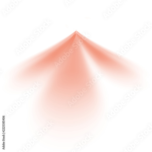 Orange Light Beam Effect
