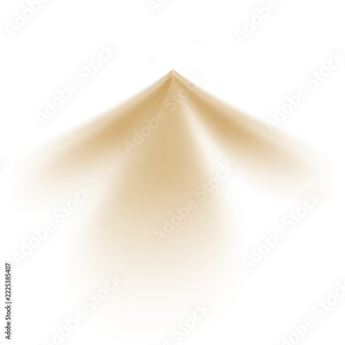 Abstract Golden Light Beam