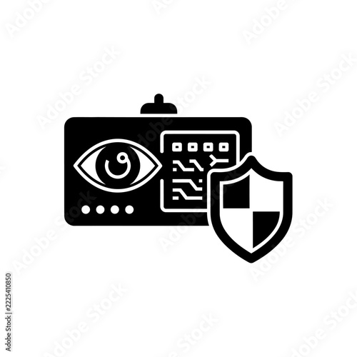 Biometric Identity Security Icon