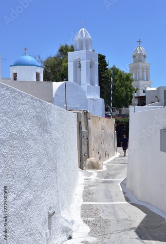 Traditional footpath between churchs in Megalochori