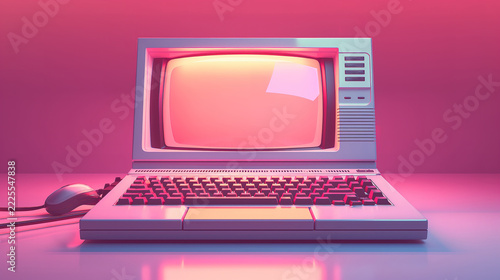 Header Design Inspired by Retro Computer Technology