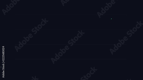 Minimalist financial line graph animation showing market growth and data trends finance chart business