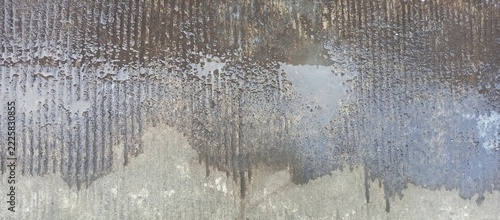Wet grooved concrete road surface texture background