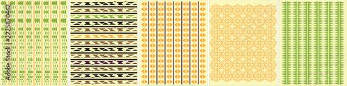 Abstract shapes arranged in a balanced and harmonious composition