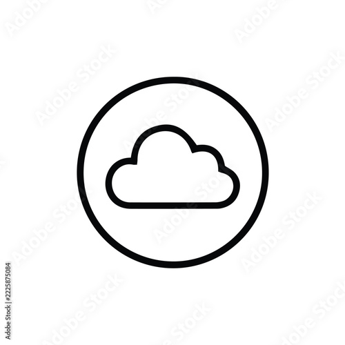 vector cloud computing concept