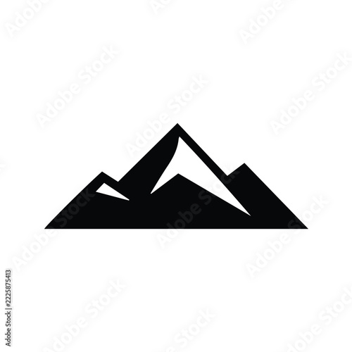 vector mountains silhouette