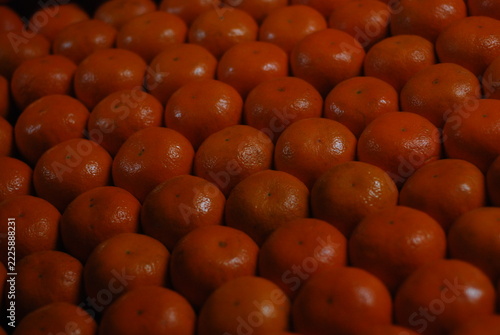 close up of a bunch of oranges