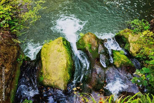 A long-exposure shot of the small but beautiful 