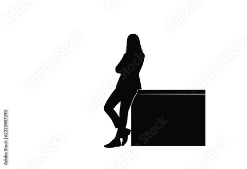 Black chess rook silhouette on a white background a strategic game piece
