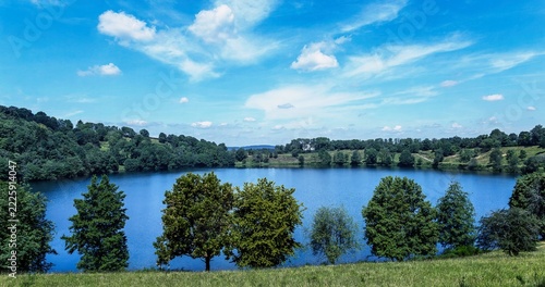 Photograph of the Weinfelder Maar in the still-active Volcanic Eifel.