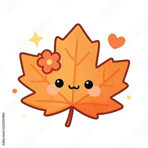 maple leaf on a white background
