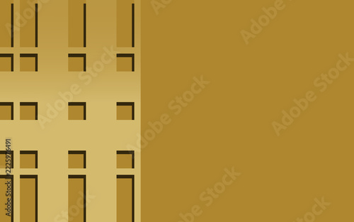 Minimalist gold grid line background layout. Elegant geometric pattern frame backdrop for luxury business card, VIP invitation poster, website banner, or presentation slide