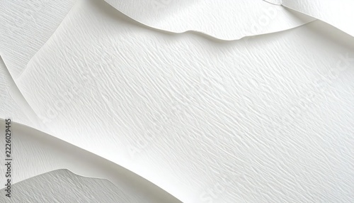 Abstract White Texture Background with Smooth, Creamy Swirls and Subtle Details.