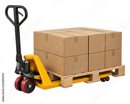 Manual Pallet Jack with Low Box Load