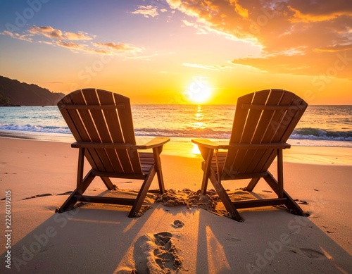 sunset on the beach in egypt
