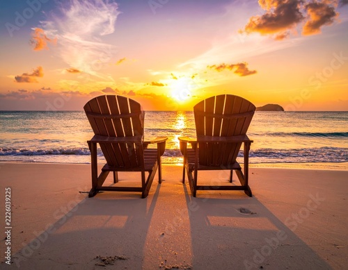 sunset on the beach in egypt