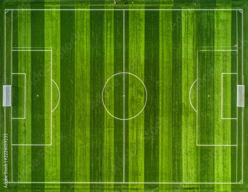 soccer field with green grass