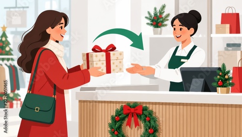 Christmas Reverse Logistics with Gift Return Inspection Refurbishment and Resale