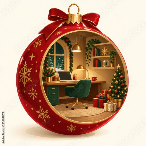 Surreal Christmas Objects with Miniature Holiday Worlds and Creative Concepts